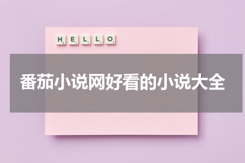 番茄小说网好看的小说大全