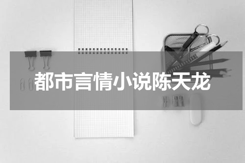 都市言情小说陈天龙