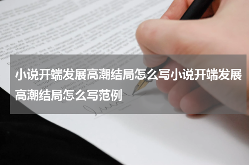 小说开端发展高潮结局怎么写小说开端发展高潮结局怎么写范例