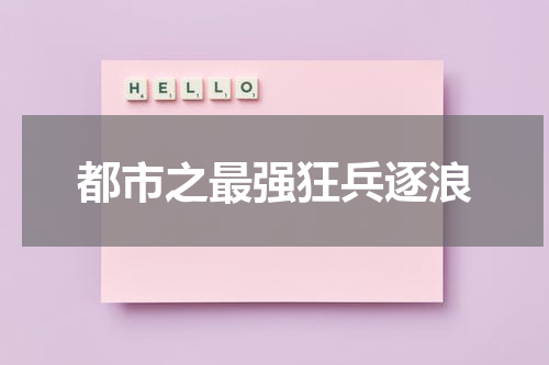 都市之最强狂兵逐浪