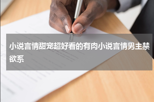 小说言情甜宠超好看的有肉小说言情男主禁欲系