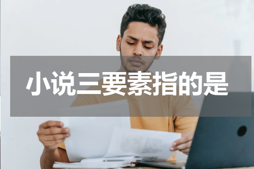 小说三要素指的是