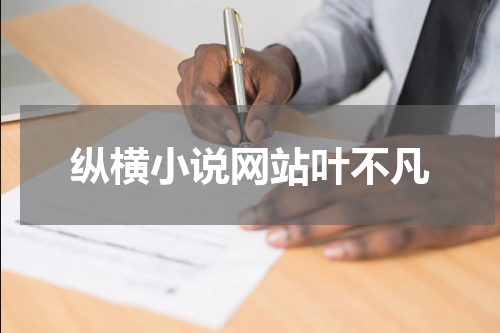 纵横小说网站叶不凡