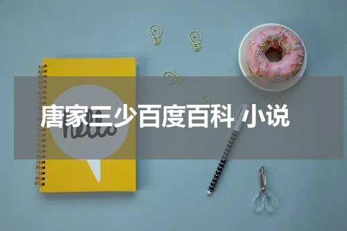 唐家三少百度百科 小说