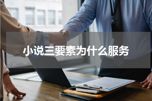 小说三要素为什么服务