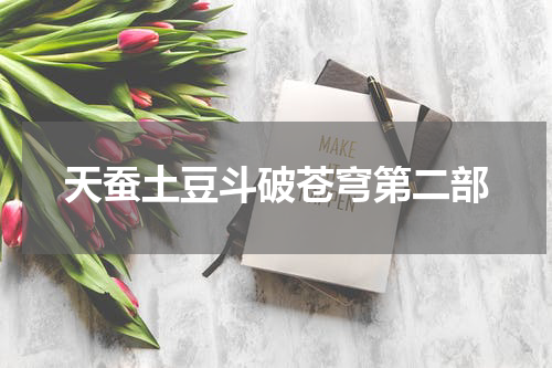 天蚕土豆斗破苍穹第二部