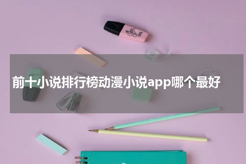 前十小说排行榜动漫小说app哪个最好