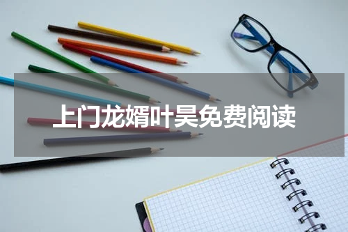上门龙婿叶昊免费阅读