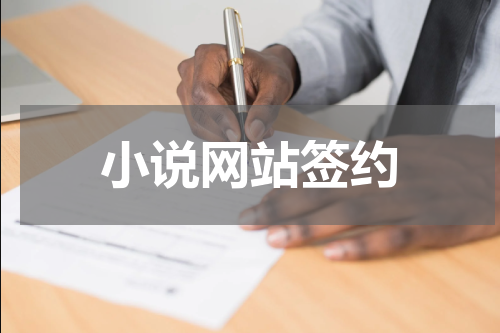 小说网站签约