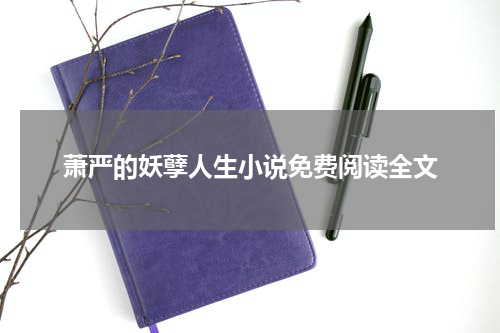 萧严的妖孽人生小说免费阅读全文
