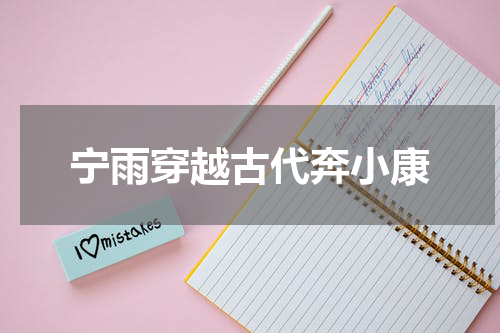 宁雨穿越古代奔小康
