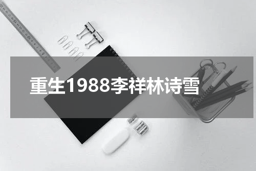 重生1988李祥林诗雪
