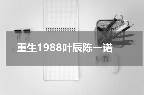 重生1988叶辰陈一诺