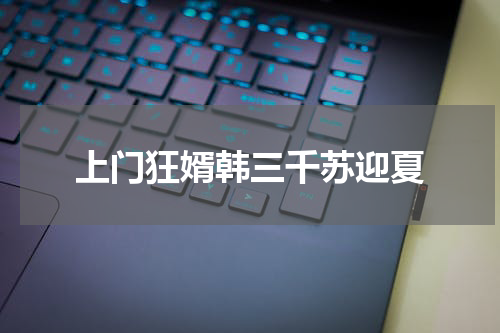 上门狂婿韩三千苏迎夏