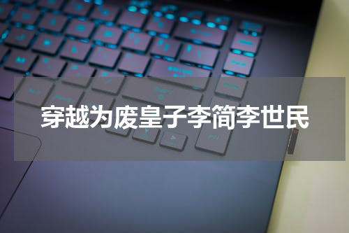 穿越为废皇子李简李世民