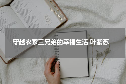 穿越农家三兄弟的幸福生活 叶紫苏