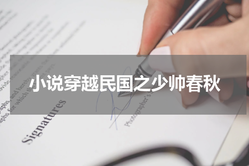 小说穿越民国之少帅春秋