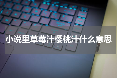 小说里草莓汁樱桃汁什么意思
