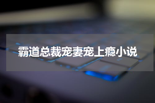 霸道总裁宠妻宠上瘾小说