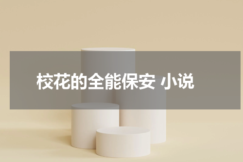 校花的全能保安 小说
