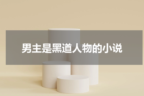 男主是黑道人物的小说