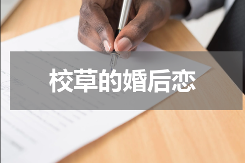 校草的婚后恋
