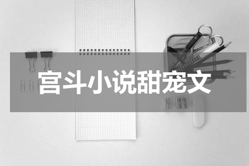 宫斗小说甜宠文