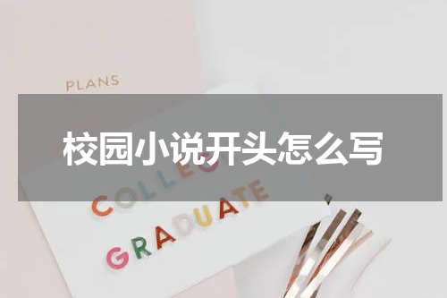 校园小说开头怎么写