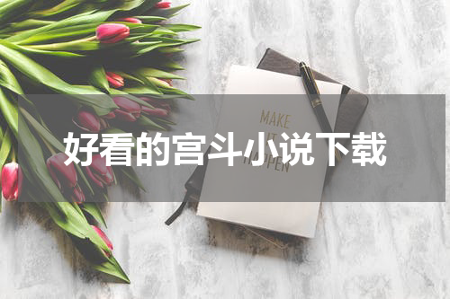 好看的宫斗小说下载