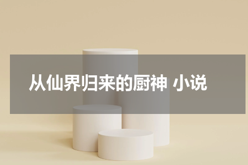 从仙界归来的厨神 小说