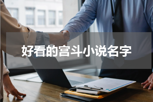 好看的宫斗小说名字