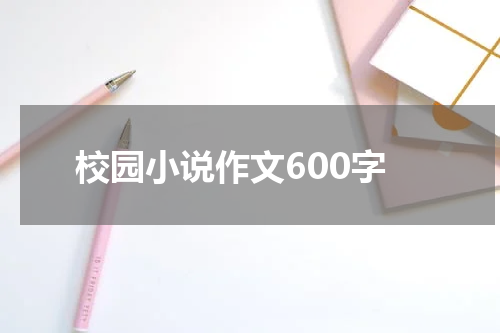 校园小说作文600字