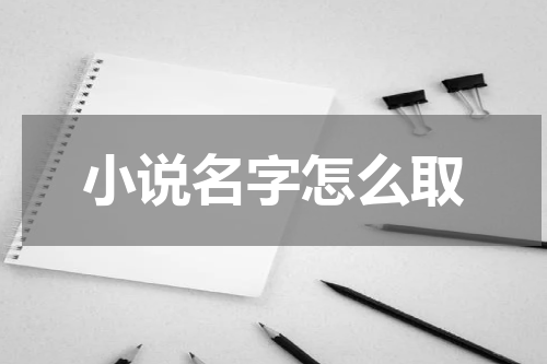小说名字怎么取