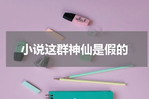 小说这群神仙是假的