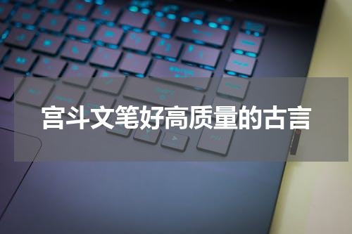 宫斗文笔好高质量的古言