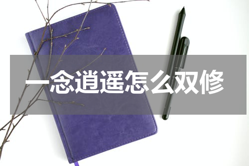 一念逍遥怎么双修