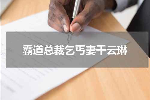 霸道总裁乞丐妻千云琳
