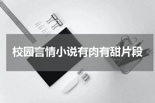 校园言情小说有肉有甜片段