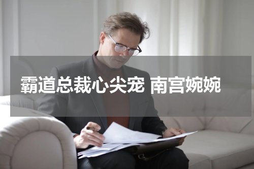 霸道总裁心尖宠 南宫婉婉
