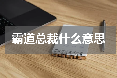 霸道总裁什么意思