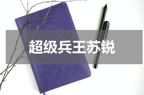 超级兵王苏锐