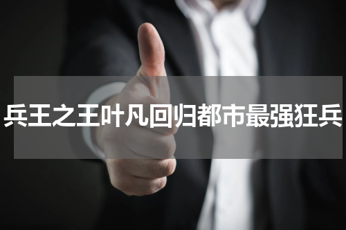 兵王之王叶凡回归都市最强狂兵