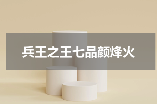 兵王之王七品颜烽火