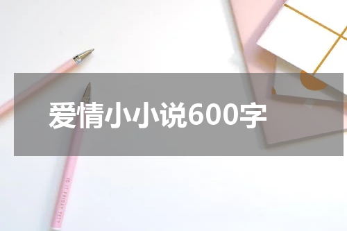 爱情小小说600字