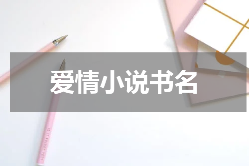 爱情小说书名
