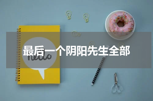 最后一个阴阳先生全部