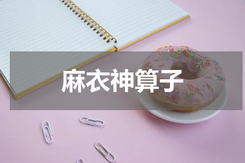 麻衣神算子