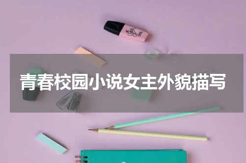 青春校园小说女主外貌描写