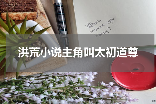 洪荒小说主角叫太初道尊