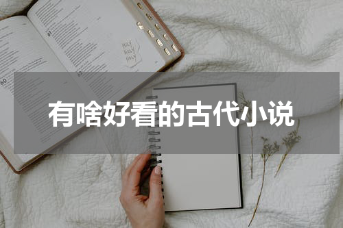 有啥好看的古代小说